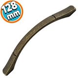 Mobilya Banyo Mutfak Dolabi Cekmece Dolap Kapak Kulpu Kulbu Antik Sari128 Mm Metal Kulp