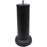 Mobilya Baza Ayağı 15 Cm Texture Siyah 3/8" Kalın Diş