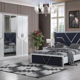 Mobilya Bazarı Asel %100 Mdf Bazalı Yatak Odası Takımı
