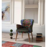 Mobilya Bazarı Etnik Desen Berjer - Salon - Balkon (Yeşil) Mbsmd11