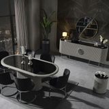 Mobilya Bazarı Guccix Gray Mdf Yemek Odası Takımı