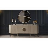 Mobilya Bazarı Guccix Yemek Odası Konsol - 203 x 48 x 84 cm - Cappuccino