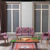 Mobilya Bazarı Mila Patchwork 2+1+1 Çay Seti Koltuk Takımı (Salon - Balkon - Ofis)