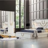 Mobilya Bazarı Safir Aytaşı Bazalı Yatak Odası Takımı %100 Mdf