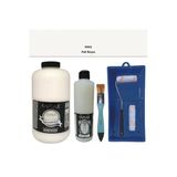 Mobilya Boyası-Cadence Multisurface H-002 Pak Beyaz 2000Ml Ultimate Vernik Mat 500Ml Saten Rulo Set