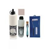 Mobilya Boyası-Cadence Multisurface H-014 Ararot 500Ml Ultimate Vernik Mat 250Ml Saten Rulo Set