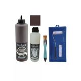 Mobilya Boyası-Cadence Multisurface H-018 K.kahve 500Ml Ultimate Vernik Parlak 250Ml Saten Rulo Set
