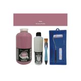 Mobilya Boyası-Cadence Multisurface H-028 V. Pembe 2000Ml Ultimate Vernik Mat 500Ml Saten Rulo Set