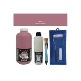 Mobilya Boyası-Cadence Multisurface H-028 V. Pembe 2Lt Ultimate Parlak Vernik 500Ml Saten Rulo Set