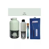 Mobilya Boyası-Cadence Multisurface H-043 Açık Yeşil 2000Ml Ultimate Vernik Mat 500Ml Saten Rulo Set