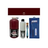 Mobilya Boyası-Cadence Multisurface H-055 Bordo 2000Ml Ultimate Vernik Mat 500Ml Saten Rulo Set