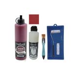 Mobilya Boyası-Cadence Multisurface H-055 Bordo 500Ml Ultimate Vernik Mat 250Ml Saten Rulo Set