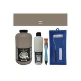 Mobilya Boyası-Cadence Multisurface H-059 Vizon 2Lt Ultimate Parlak Vernik 500Ml Saten Rulo Set