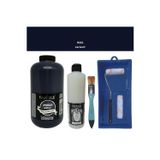 Mobilya Boyası-Cadence Multisurface H-062 Lacivert 2Lt Ultimate Parlak Vernik 500Ml Saten Rulo Set