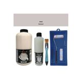 Mobilya Boyası-Cadence Multisurface H-069 Kement 2000Ml Ultimate Vernik Mat 500Ml Saten Rulo Set