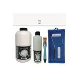Mobilya Boyası-Cadence Multisurface H-071 Çığ 2000Ml Ultimate Vernik Mat 500Ml Saten Rulo Set