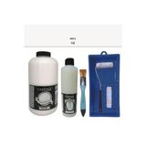 Mobilya Boyası-Cadence Multisurface H-071 Çığ 2Lt Ultimate Parlak Vernik 500Ml Saten Rulo Set