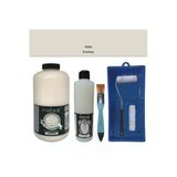 Mobilya Boyası-Cadence Multisurface H-080 Kumtaşı 2000Ml Ultimate Vernik Mat 500Ml Saten Rulo Set