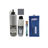 Mobilya Boyası-Cadence Multisurface H-081 Grafiti Gri 500Ml Ultimate Vernik Mat 250Ml Saten Rulo Set