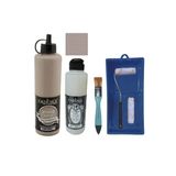 Mobilya Boyası-Cadence Multisurface H-085 Sisal 500Ml Ultimate Vernik Mat 250Ml Saten Rulo Set