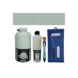 Mobilya Boyası-Cadence Multisurface H-089 Küf Yeşili 2000Ml Ultimate Vernik Mat 500Ml Saten Rulo Set