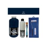 Mobilya Boyası-Cadence Multisurface H-092 Okyanus 2000Ml Ultimate Vernik Mat 500Ml Saten Rulo Set