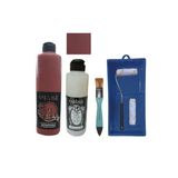 Mobilya Boyası-Cadence Multisurface H-096 Mercan 500Ml Ultimate Vernik Parlak 250Ml Saten Rulo Set