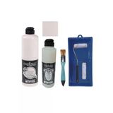 Mobilya Boyası-Cadence Multisurface H-101 Şampanya 500Ml Ultimate Vernik Mat 250Ml Saten Rulo Set