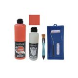 Mobilya Boyası-Cadence Multisurface H-105 Nar Çiçeği 500Ml Ultimate Vernik Mat 250Ml Saten Rulo Set