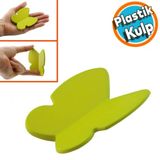 Mobilya Çekmece Dolap Kapak Kulpu Kulbu Çocuk Bebek Genç Odası Plastik Mat Yeşil Kulp 32 Mm