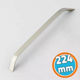 Mobilya Çekmece Mutfak Dolabı Dolap Kapak Kulpları Kulb Kulpu 22.4 Cm Metal İnox Kulp 224 Mm
