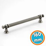 Mobilya Çekmece Mutfak Dolabı Dolap Kapak Kulpları Kulb Kulpu Antik Nikel Metal Kulp 160 Mm