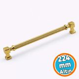 Mobilya Çekmece Mutfak Dolabı Dolap Kapak Kulpları Kulbu Altın Çizgi Metal Kulp 224 Mm 22.4 Cm