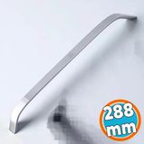 Mobilya Çekmece Mutfak Dolabı Dolap Kulpları Kulb Kulpu Krom Gümüş Metal Kulp 288 Mm - 28.8 Cm