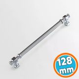 Mobilya Çekmece Mutfak Dolabı Dolap Kulpları Kulbu Krom Çizgili Metal Kulp Kulpu 128 Mm