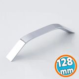 Mobilya Çekmece Mutfak Dolabı Dolap Kulpları Kulbu Kulpu Krom Gümüş Metal Kulp 128 mm 12.8 cm