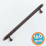 Mobilya Çekmece Mutfak Dolabı Dolap Modern Kapak Kulplar Eskitme Antik Sarı Metal Kulp 160 Mm