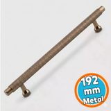 Mobilya Çekmece Mutfak Dolabı Dolap Modern Kapak Kulpları Grip Desen Bronz Metal Kulp 192 Mm