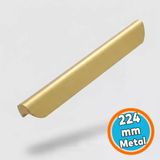 Mobilya Çekmece Mutfak Dolap Kapak Kulpları Kulbu Dolabı 224 Mm Mat Gold Altın Kulpu Metal