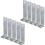 Mobilya Dolap Duvar Sabitleme 10 Adet Metal Köşebent 40X40X160 mm Bağlantı Aparatı L Demiri Gö