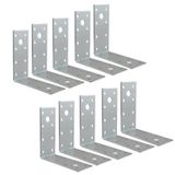Mobilya Dolap Duvar Sabitleme 10 Adet Metal Köşebent 40X80x80 Mm Bağlantı Aparatı L Demiri Gönye