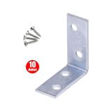 Mobilya Dolap Köşe L Gönye 15x35x35 Bağlantı - 10 Adet Mobilya Bağlantı Elemanları