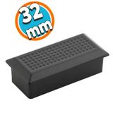 Mobilya Dugme Cekmece Dolap Kapak Kulpu Kulbu Plastik Mat Siyah Kulp 32 Mm