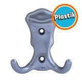 Mobilya Duvar Kapı Vestiyer Portmanto Askısı Dolap Elbise Askılığı Gri Plastik Askı Askılık