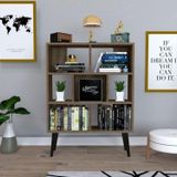 Mobilya Gezegeni Lumy Kitaplık - Ceviz - 105 Cm