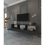 Mobilya Gezegeni Your Tv Ünitesi 180 Cm Antrasit Duvara Monte