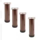 Mobilya Kanepe Baza Koltuk Metal Destek Ayağı Ayarlanabilir Kahverengi Ayak 15 Cm ( 4 Adet)