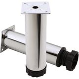 Mobilya Kanepe Baza Koltuk Metal Destek Ayağı Ayarlanabilir Krom Ayak - 15CM (4 Adet)