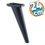 Mobilya Kanepe Cekyat Sehpa Tv Unitesi Koltuk Ayagi 24 Cm Siyah Baza Ayak