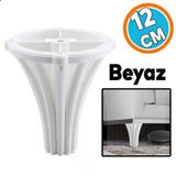 Mobilya Kanepe Koltuk Tv Ünitesi Baza Ayağı Orta Sehpası Konsol Ayak Ayakları 12 Cm Beyaz